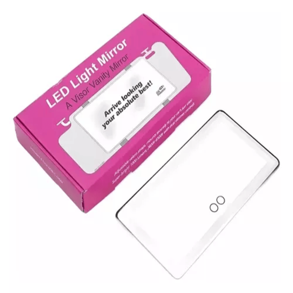 Espejo Tocador LED para Auto- Belleza en tu espacio